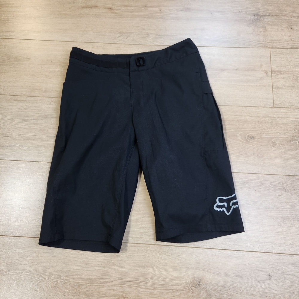 Fox Ranger Shorts Mens 28 11" Black Stretch Mountain Bike Trail Cycling MTB